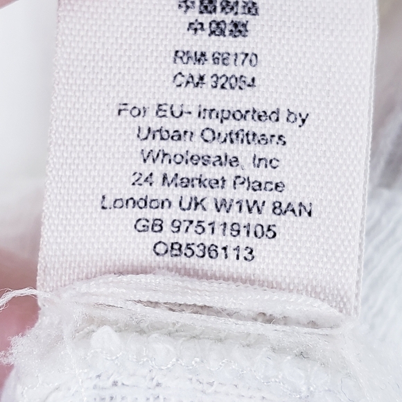 FREE PEOPLE Split Back Turtleneck Top Long Sleeve Ivory Size Small OB536113 - Picture 8 of 9